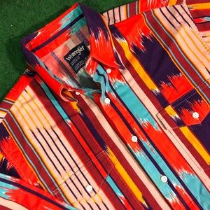 Vintage cowboy rodeo button down shirt